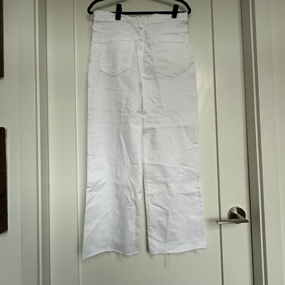 J.Crew Slim Wide Leg White Jeans 26 Tall NWT - Picture 4 of 7